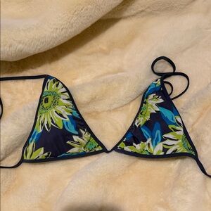 Aerie Vibrant Floral Bikini Top